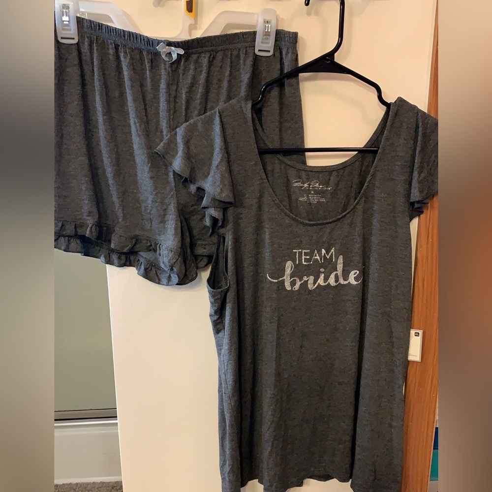 Team bride pj set brand new with tags XL
